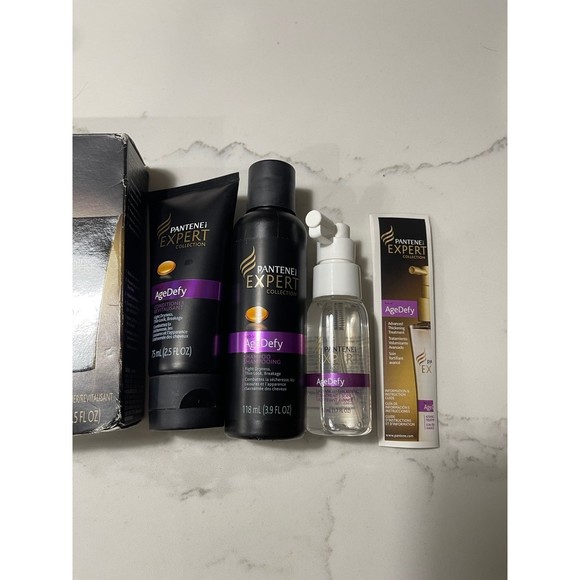 Pantene Pro-v Expert Collection Age Defy Shampoo Conditioner Starter Kit 3 PC - Picture 9 of 9